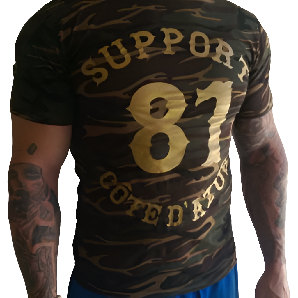 T-SHIRT SYL81CA CAMO/GOLD