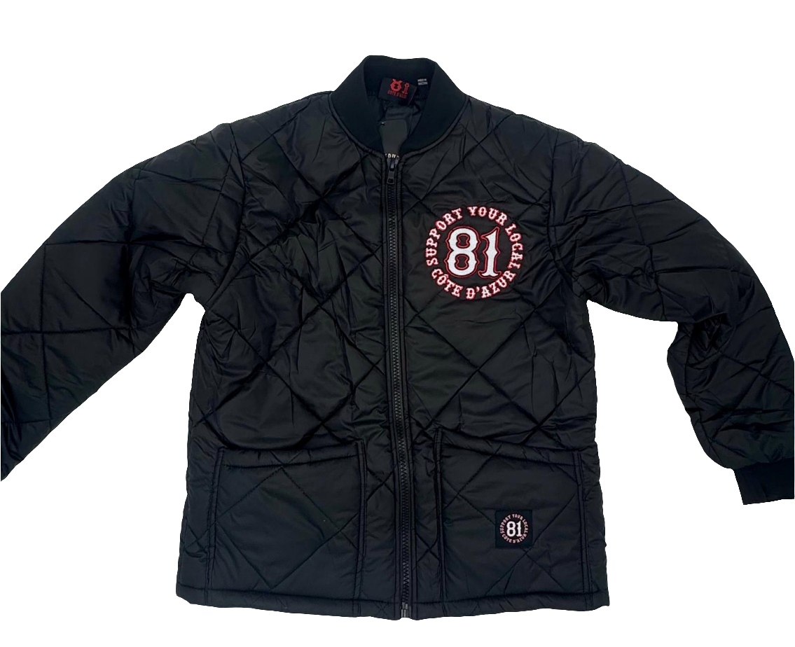 VESTE MATELASSÉE SYL 81 Black/Red