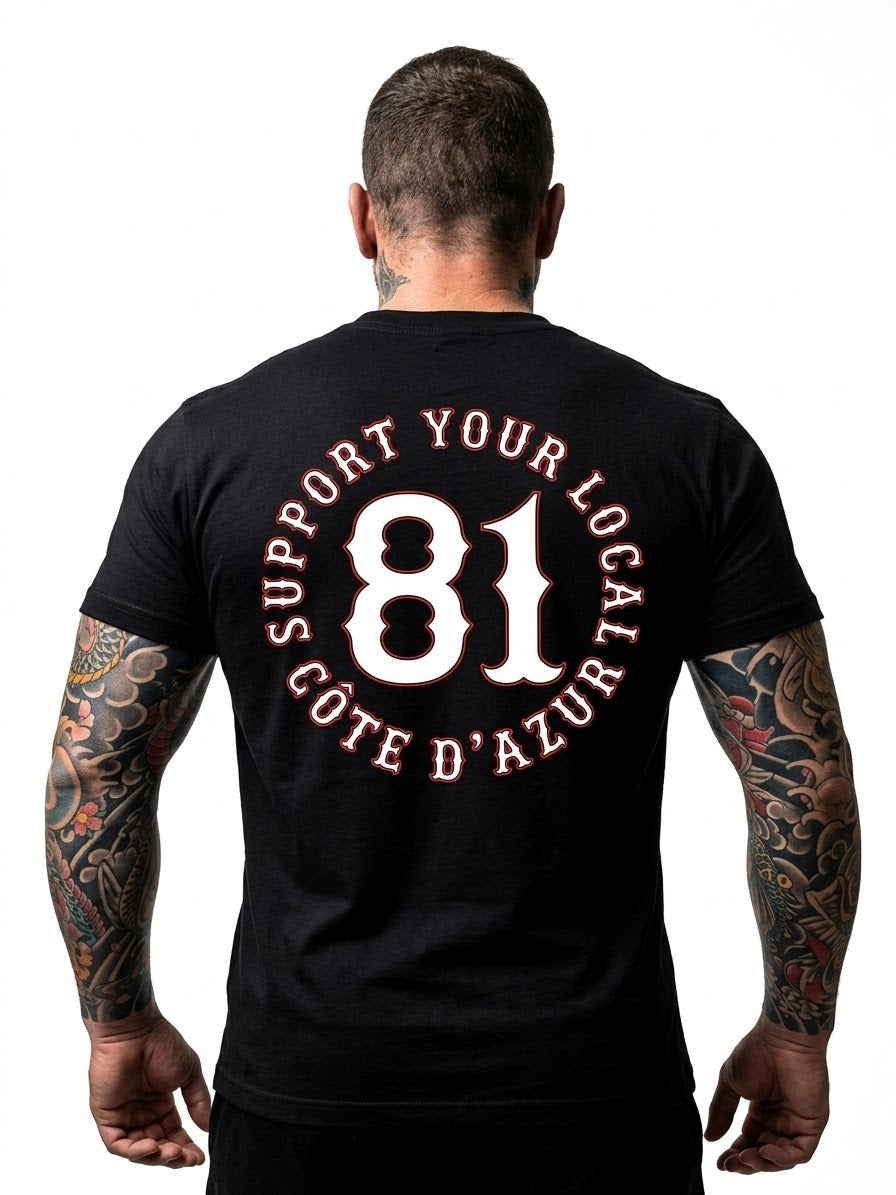 T-SHIRT Support 81 recto verso