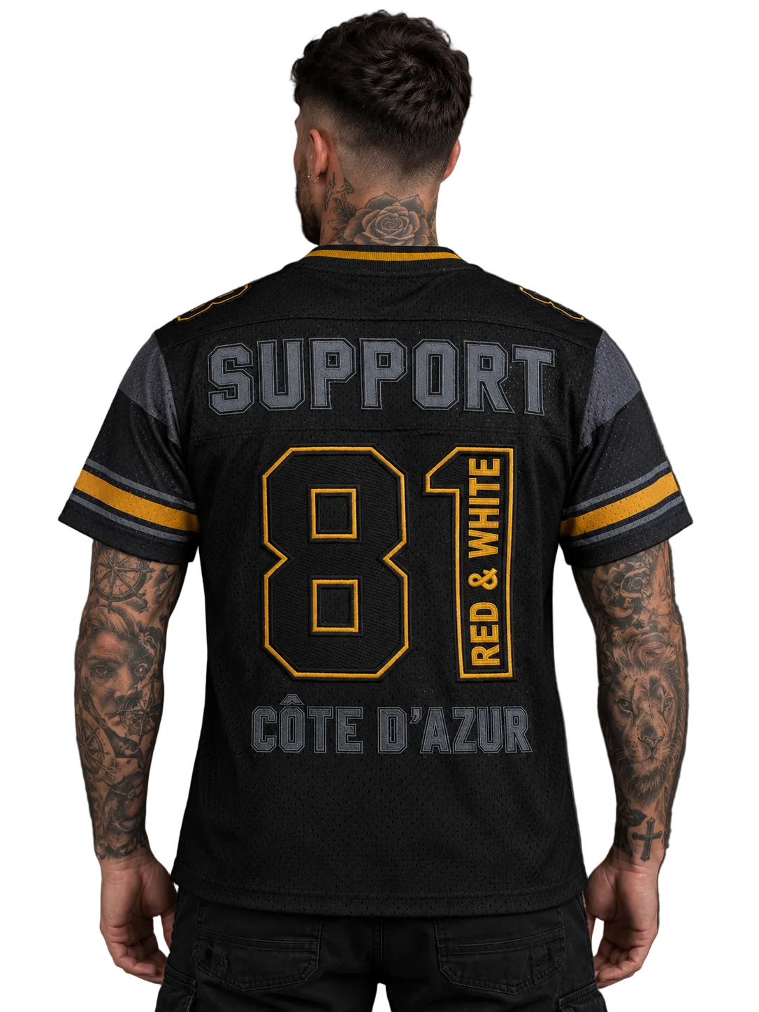 MAILLOT FOOT US SYL 81 Côte d'Azur gold