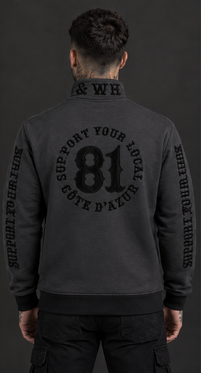 GILET NEW OUTLINE grey/black (Copie)