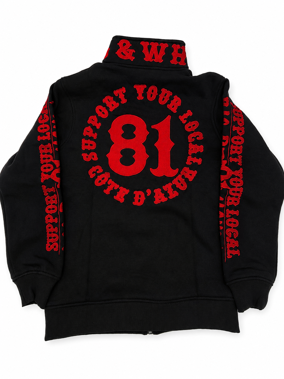 GILET NEW OUTLINE black/red