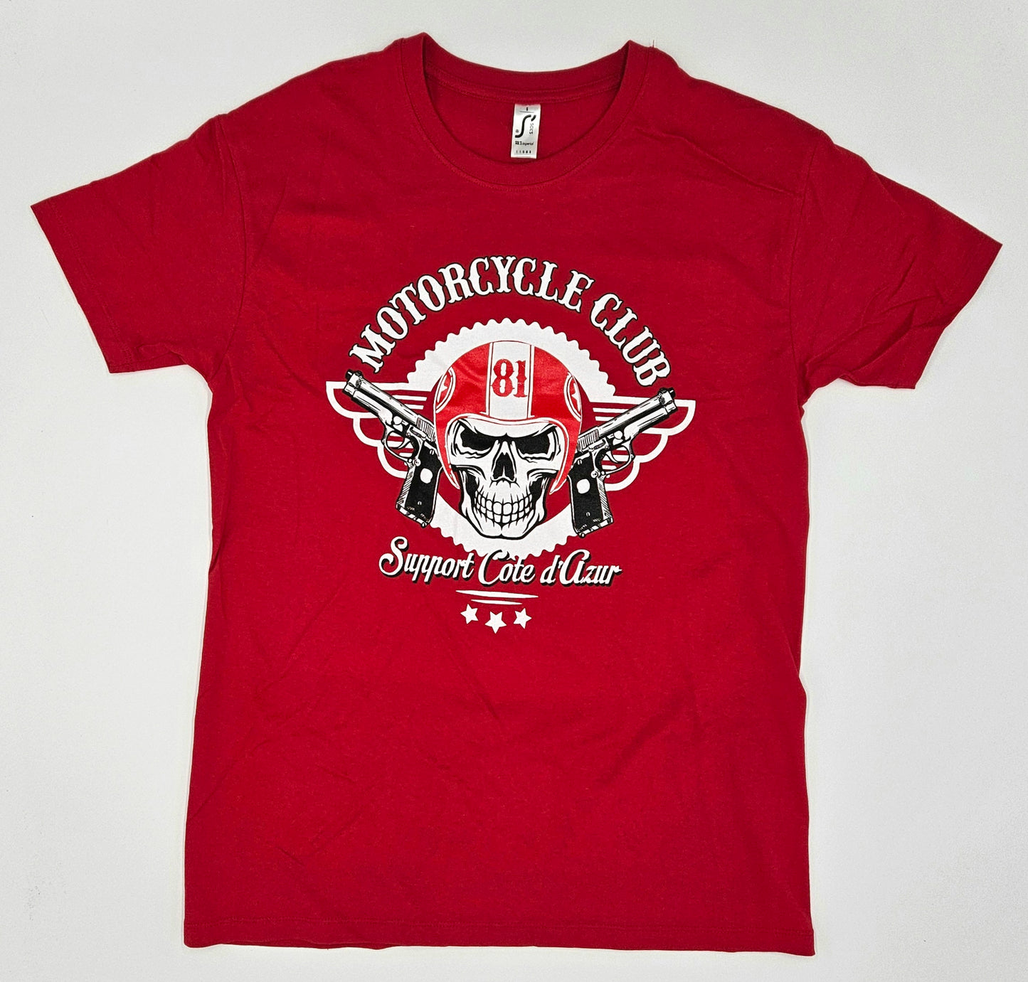 T-SHIRT SKULL AND GUNS