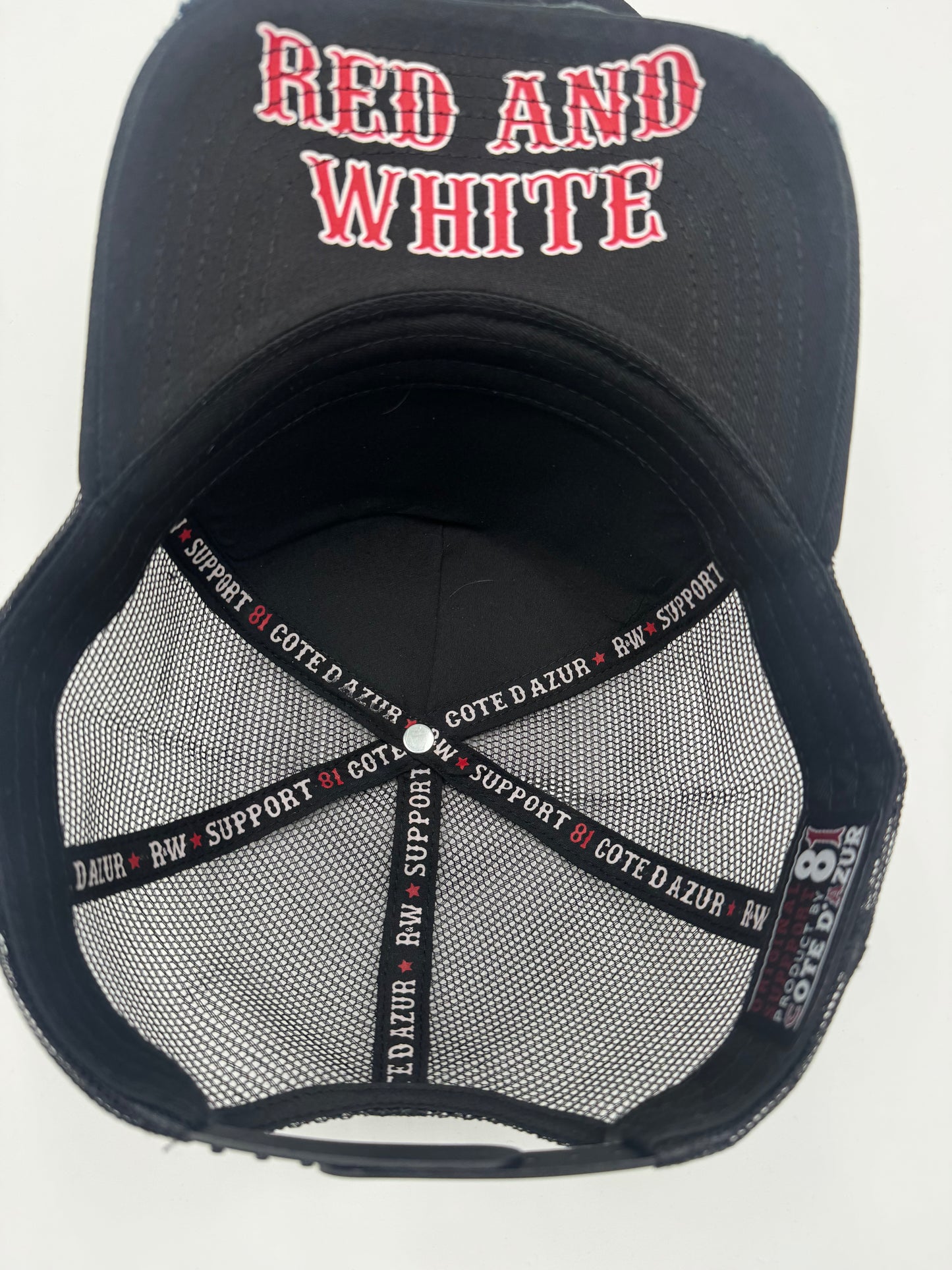 CASQUETTE Red & White US