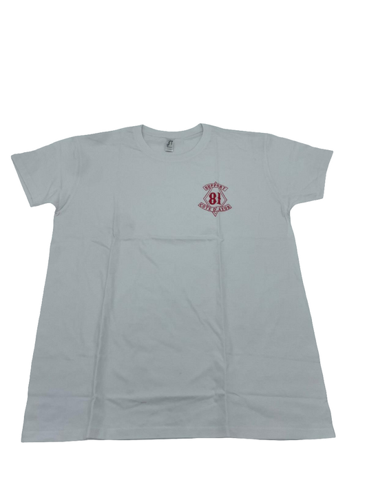 T-SHIRT LOSANGE RED AND WHITE