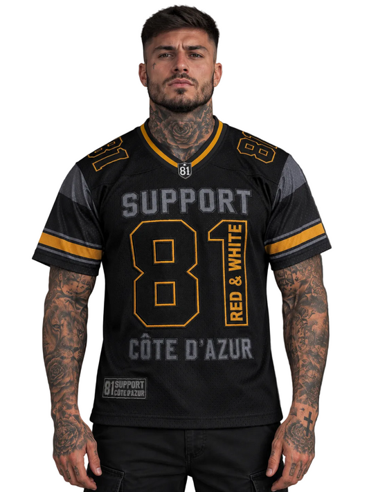 MAILLOT FOOT US SYL 81 Côte d'Azur gold