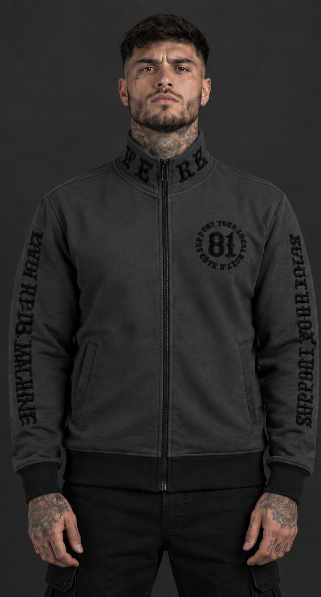 GILET NEW OUTLINE grey/black (Copie)