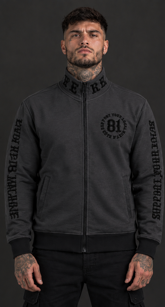 GILET NEW OUTLINE grey/black (Copie)