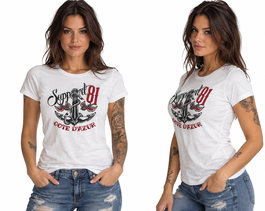 T-SHIRT Femme Ancre