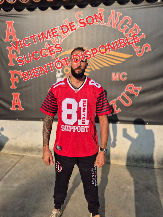 MAILLOT FOOT US SYL 81 Côte d'Azur Rouge