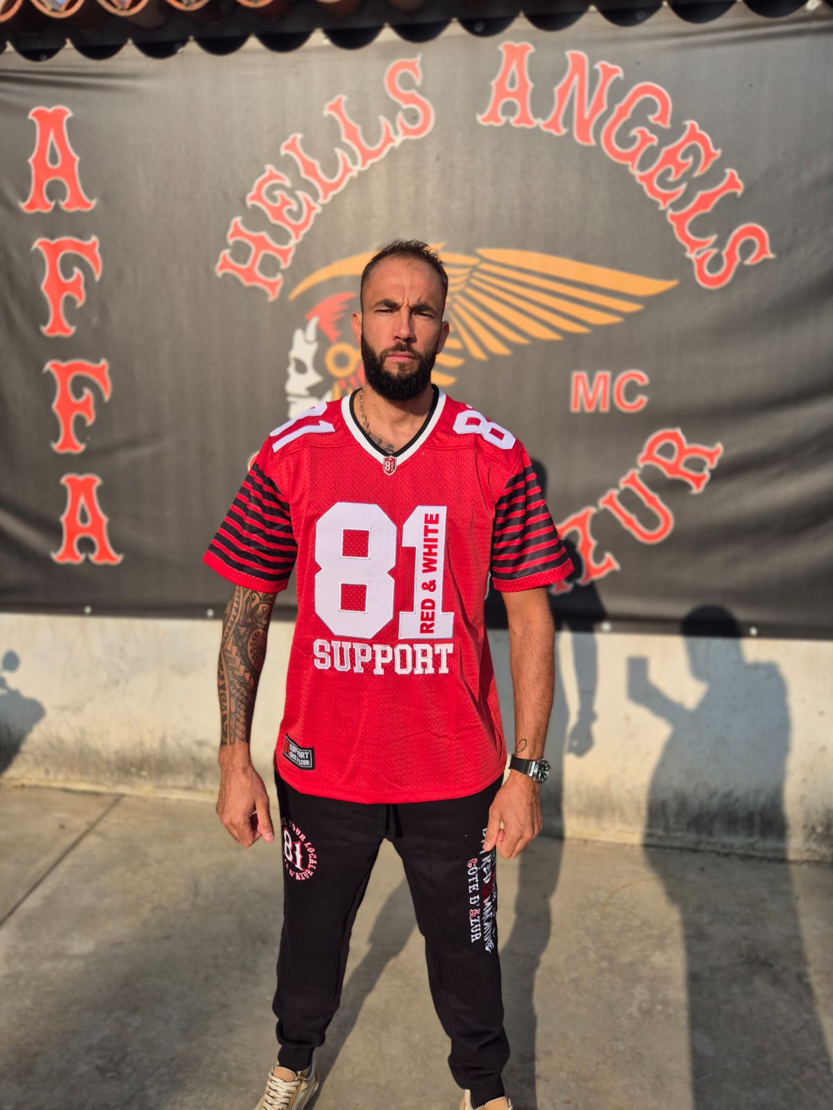 MAILLOT FOOT US SYL 81 Côte d'Azur Rouge